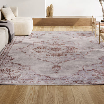 Alhambra Ornate Medallion Modern Area Rug